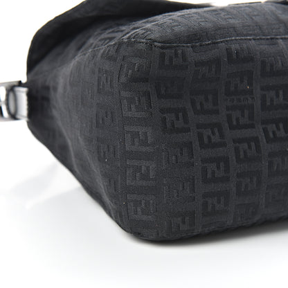 Fendi Zucchino Mama Baguette Black 9 of 12