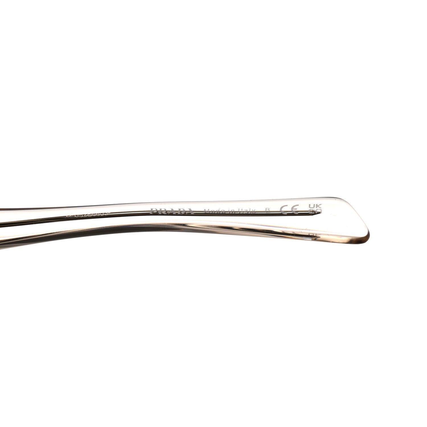 Prada Cat Eye Sunglasses SPR 19M Transparent Beige 5 of 8