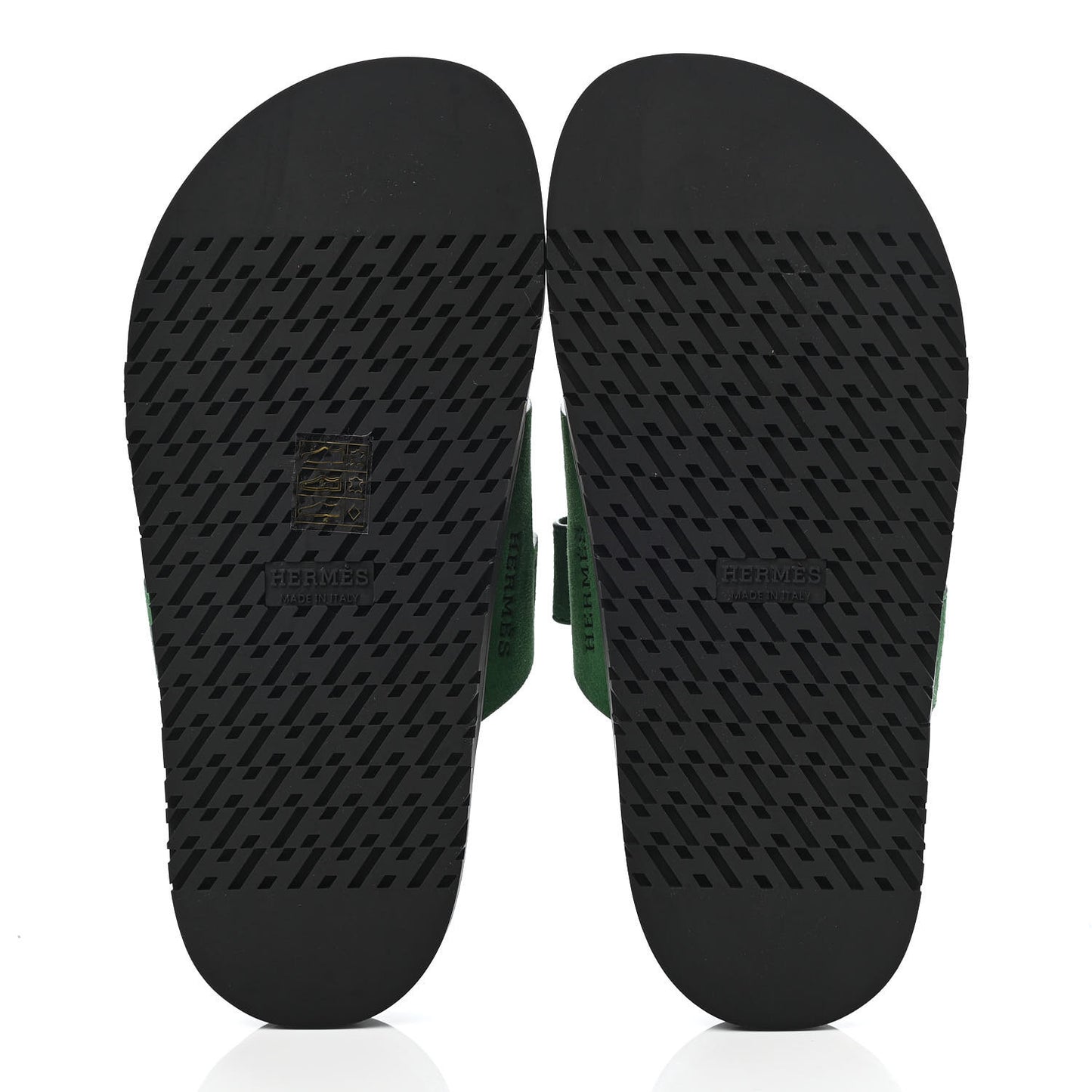 Suede Goatskin Womens Chypre Sandals 36 Vert Electrique
