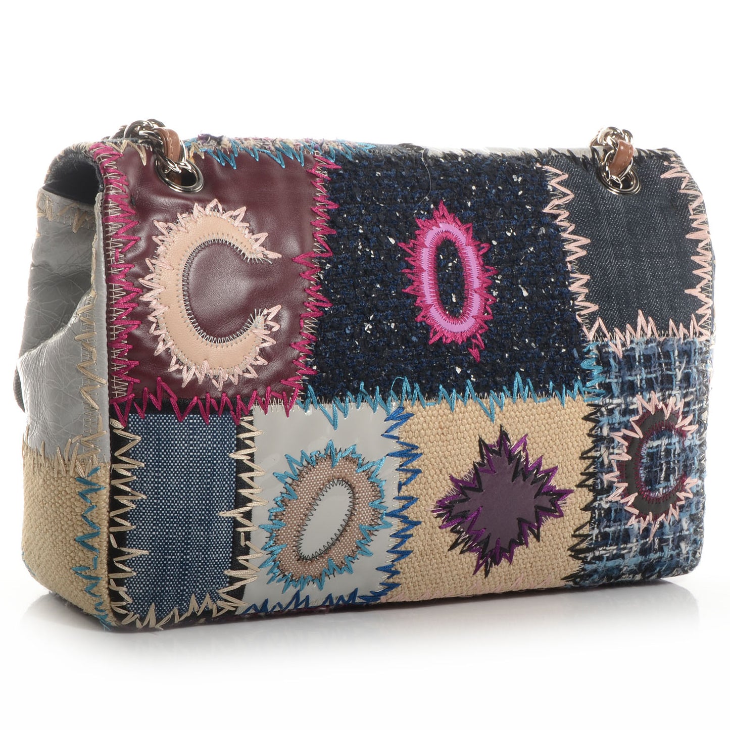 Patchwork Jumbo Flap Multicolor