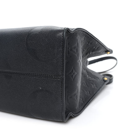 Louis Vuitton Empreinte Monogram Giant Onthego MM Black 9 of 10