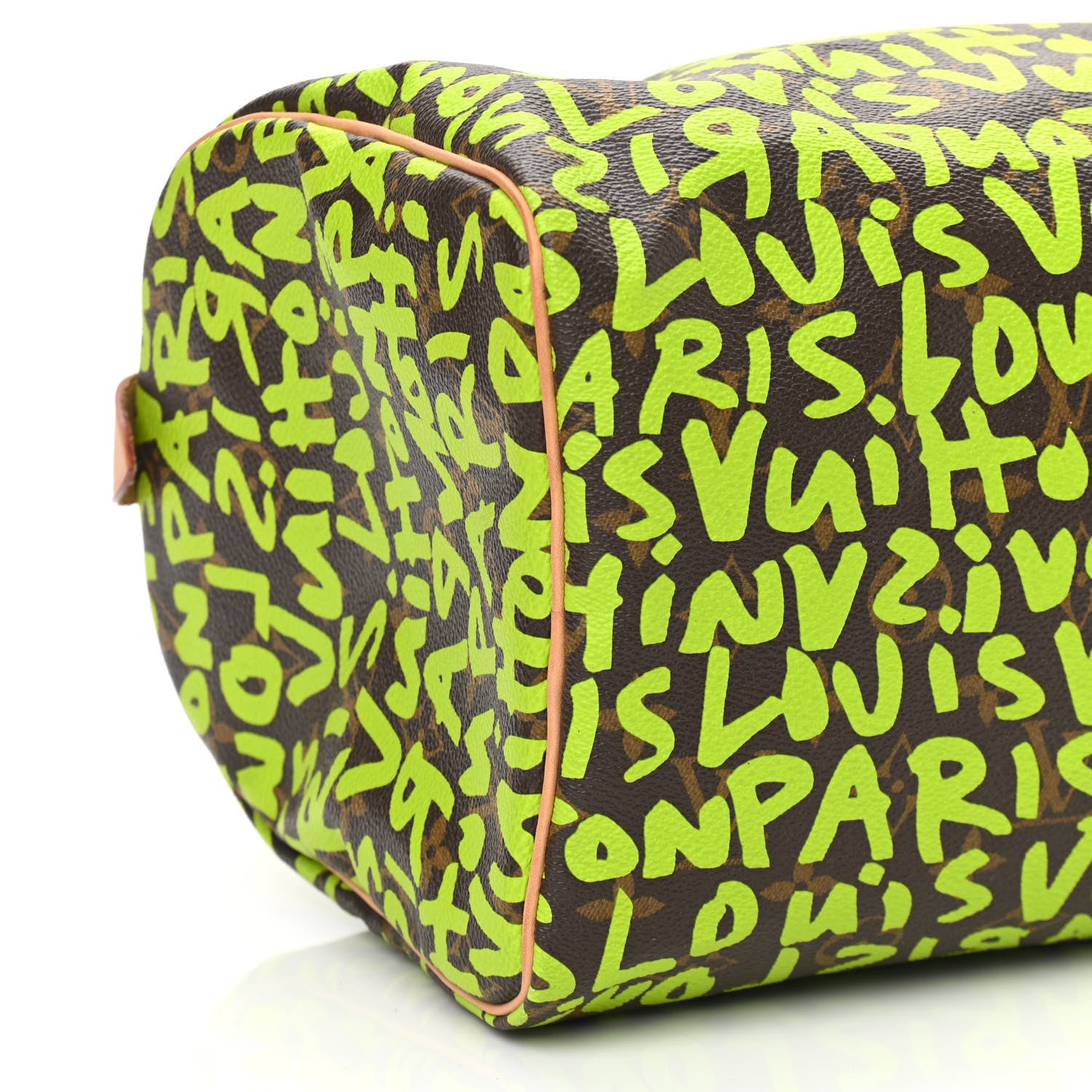Louis Vuitton Monogram Graffiti Speedy 30 Green 9 of 10