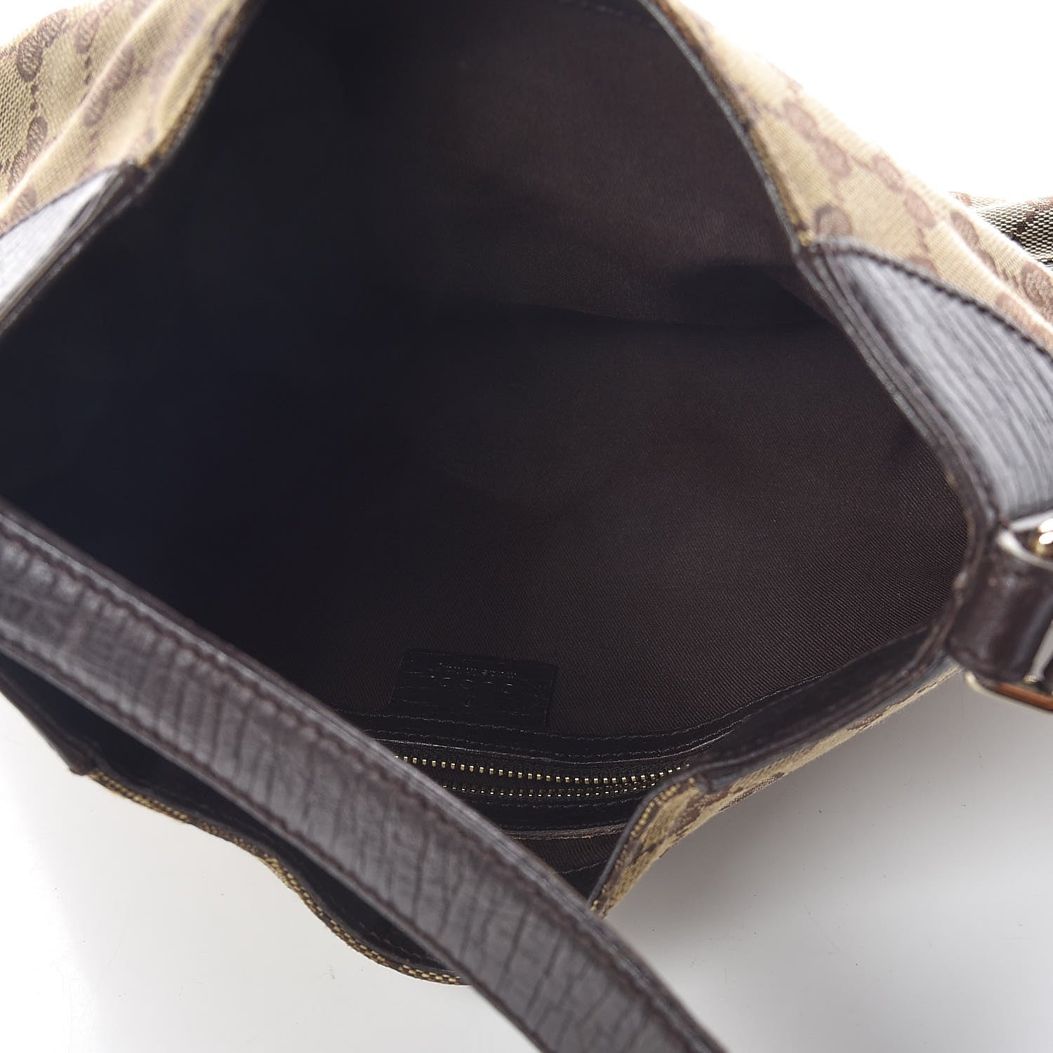 Gucci Monogram Hasler Hobo Dark Brown 5 of 9