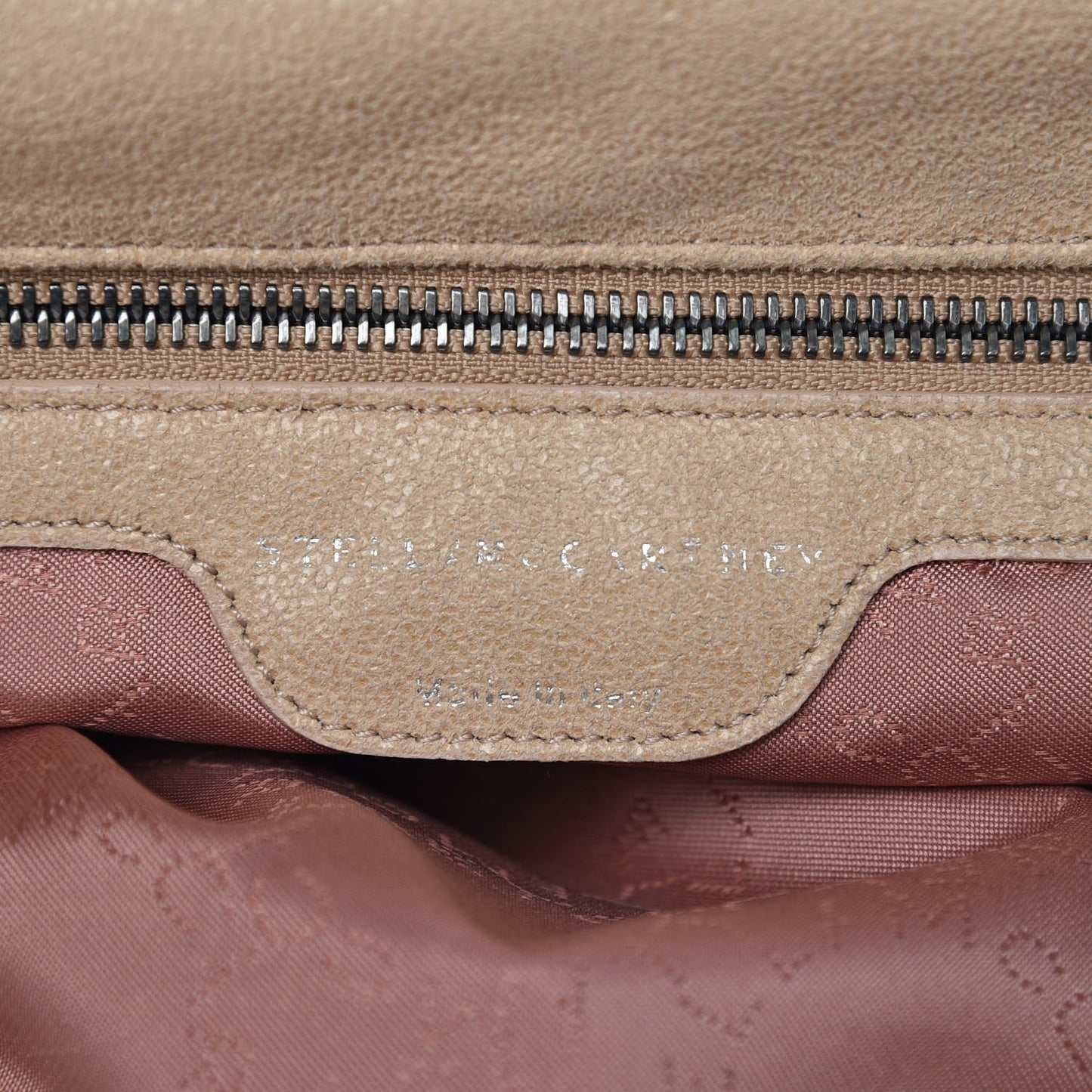 Shaggy Deer Small Falabella Tote Beige