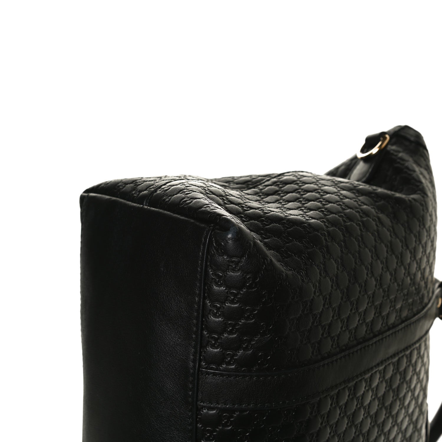 Gucci Soft Microguccissima Medium Zippered Satchel Black 15 of 17