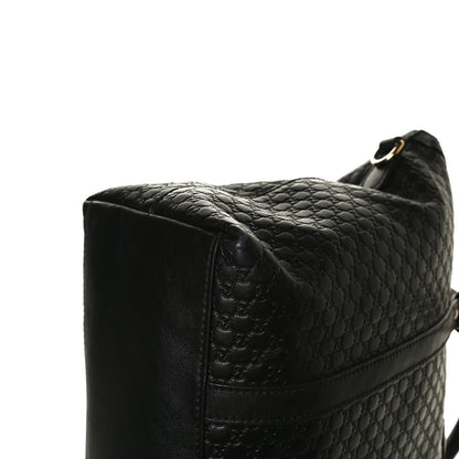 Gucci Soft Microguccissima Medium Zippered Satchel Black 15 of 17