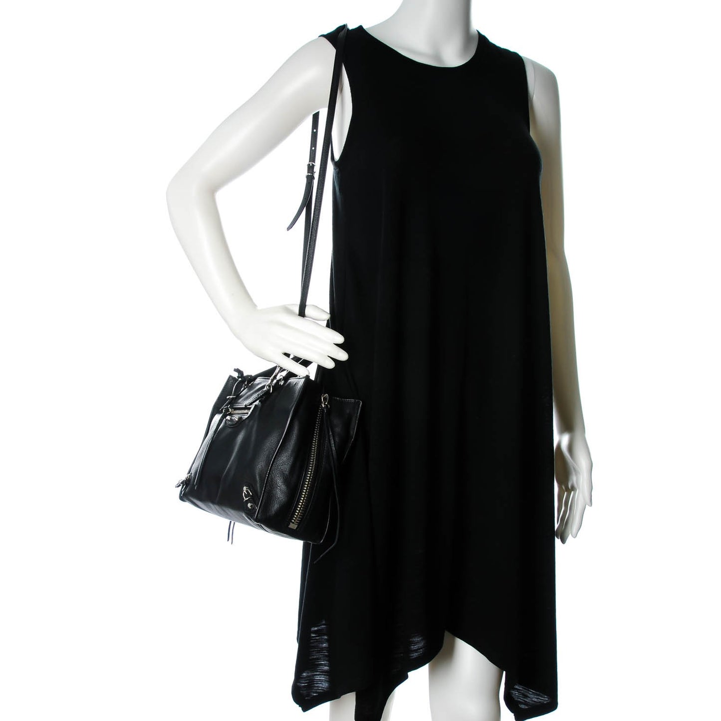 Veau Papier A6 Zip Around Tote Black