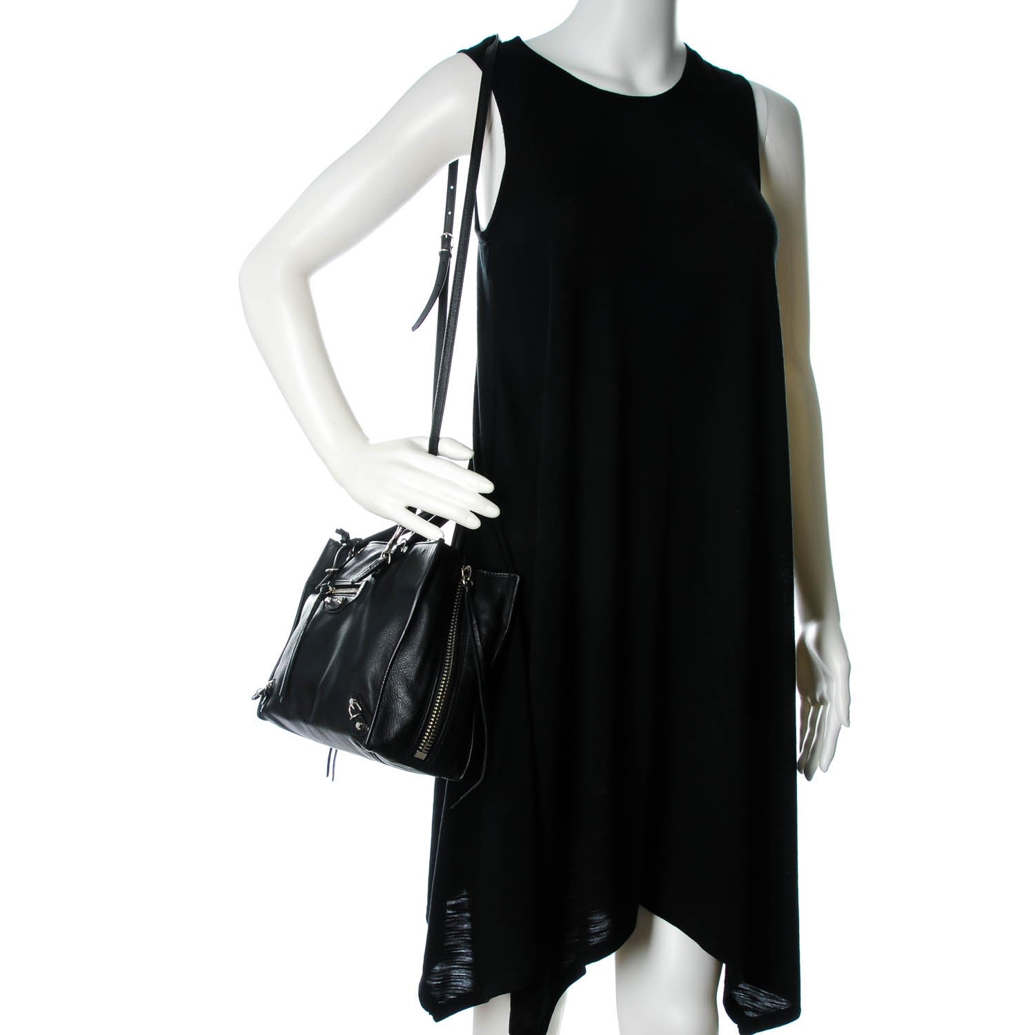 Balenciaga Veau Papier A6 Zip Around Tote Black 2 of 8