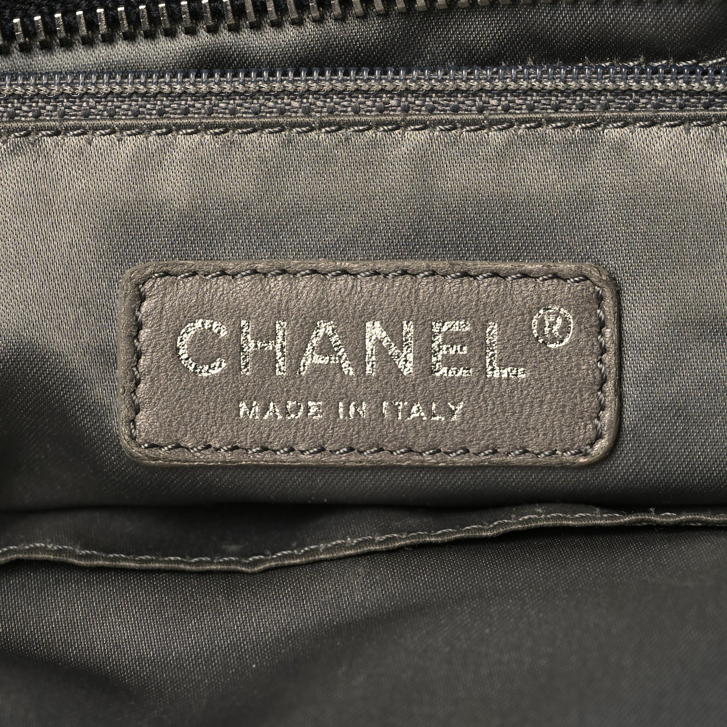 Lambskin Quilted Sharpei Shopping Tote Black