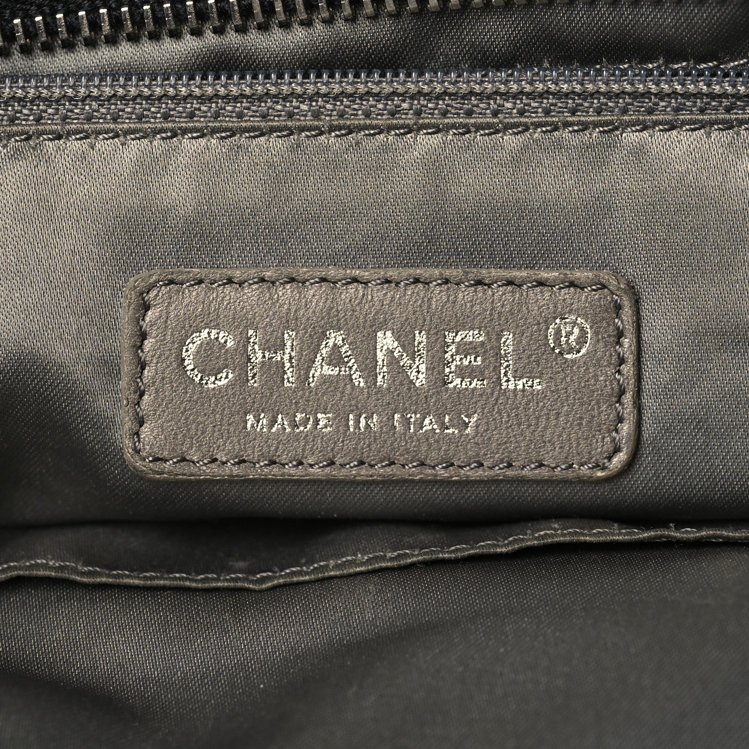 Chanel Lambskin Quilted Sharpei Shopping Tote Black 6 of 10