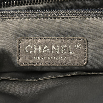 Chanel Lambskin Quilted Sharpei Shopping Tote Black 6 of 10