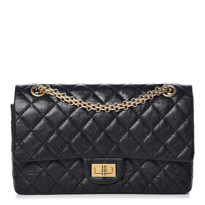 Chanel Aged Calfskin Quilted 2.55 Reissue 225 Flap Black 1 of 20