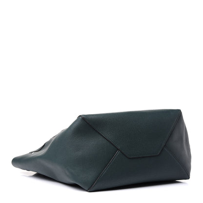 Celine Soft Grained Calfskin Small Belt Cabas Phantom Amazone 4 of 13