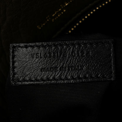Saint Laurent Grained Lambskin Monogram Medium Niki Chain Satchel Light Musk 7 of 10