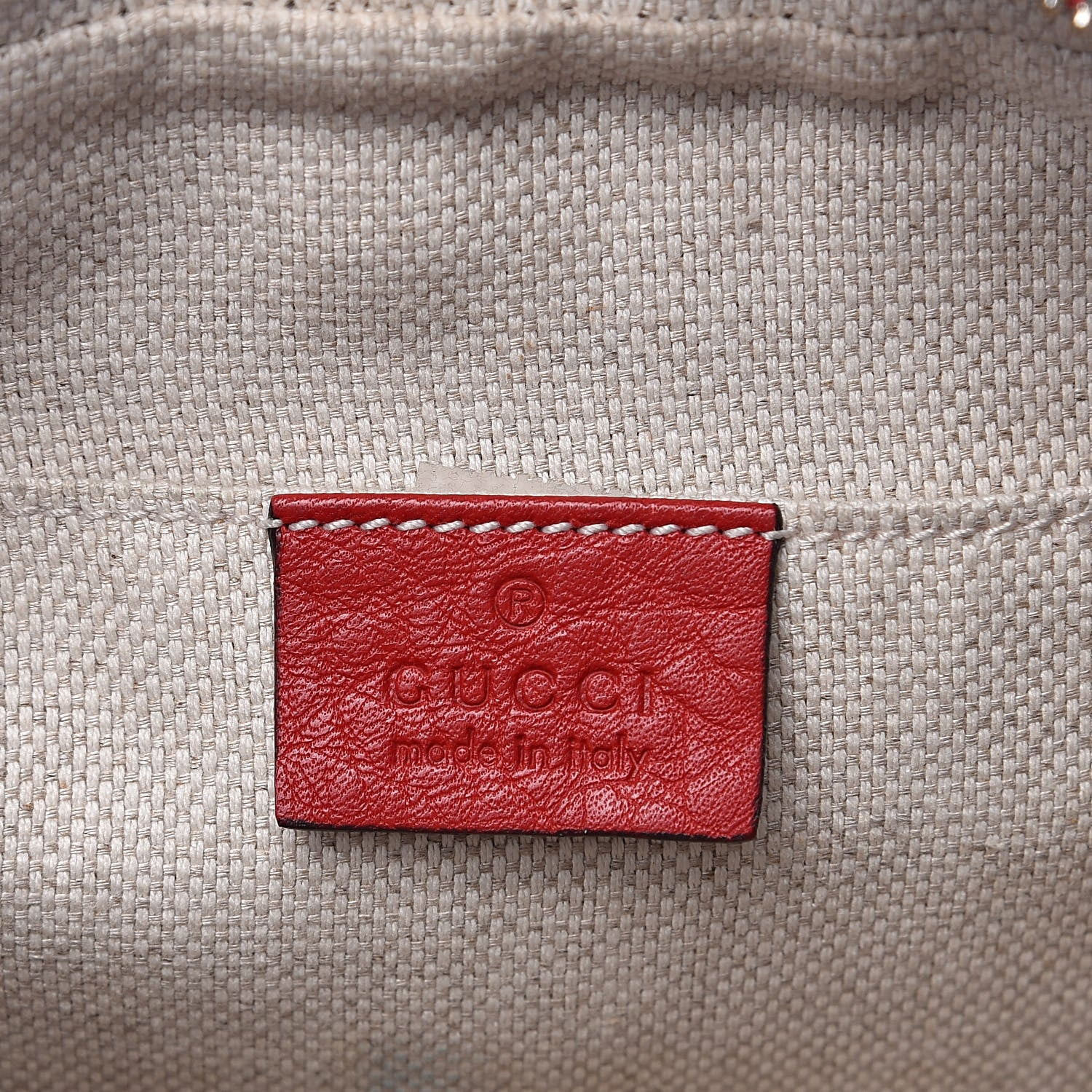 Gucci Pebbled Calfskin Small Soho Disco Bag Tabasco Red 6 of 12