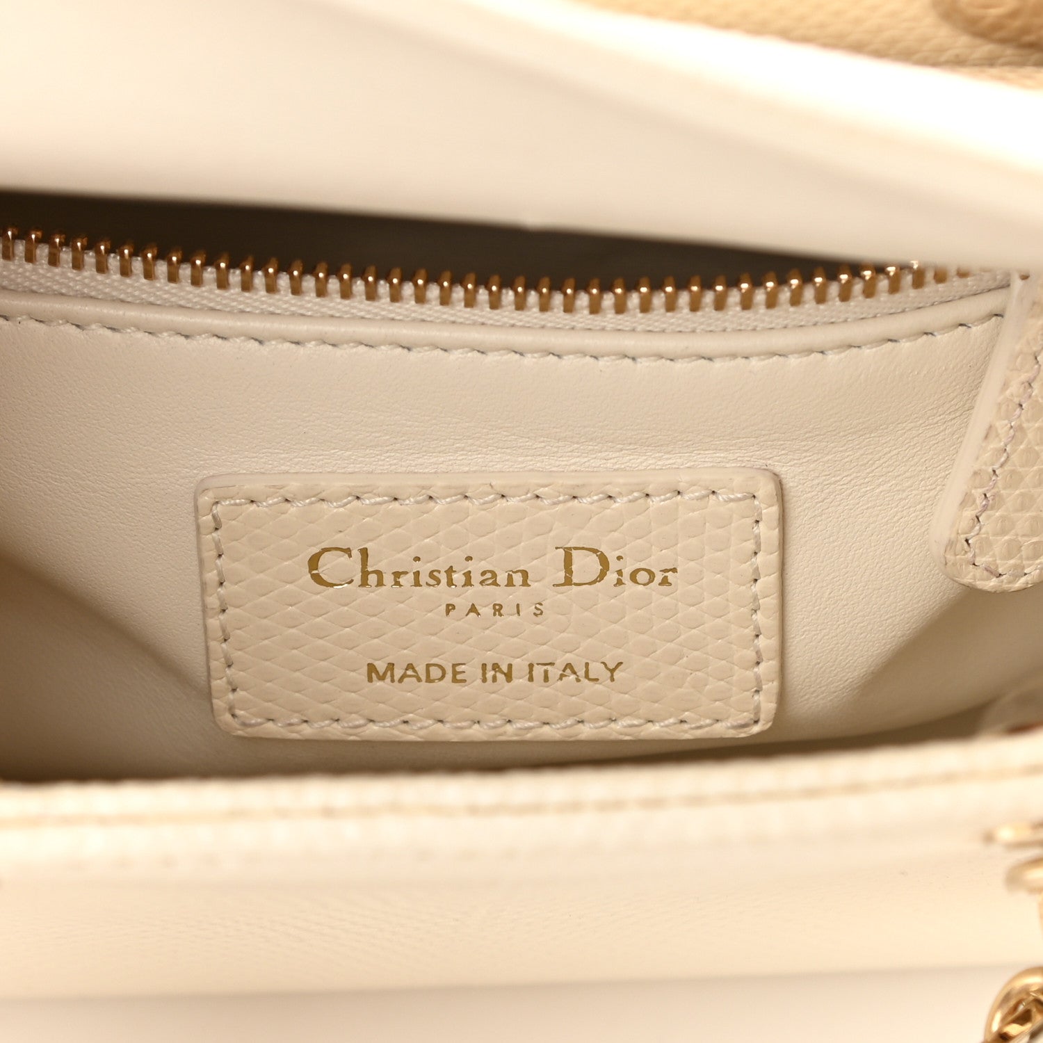 Christian Dior Lizard Mini Lady Dior White 6 of 8