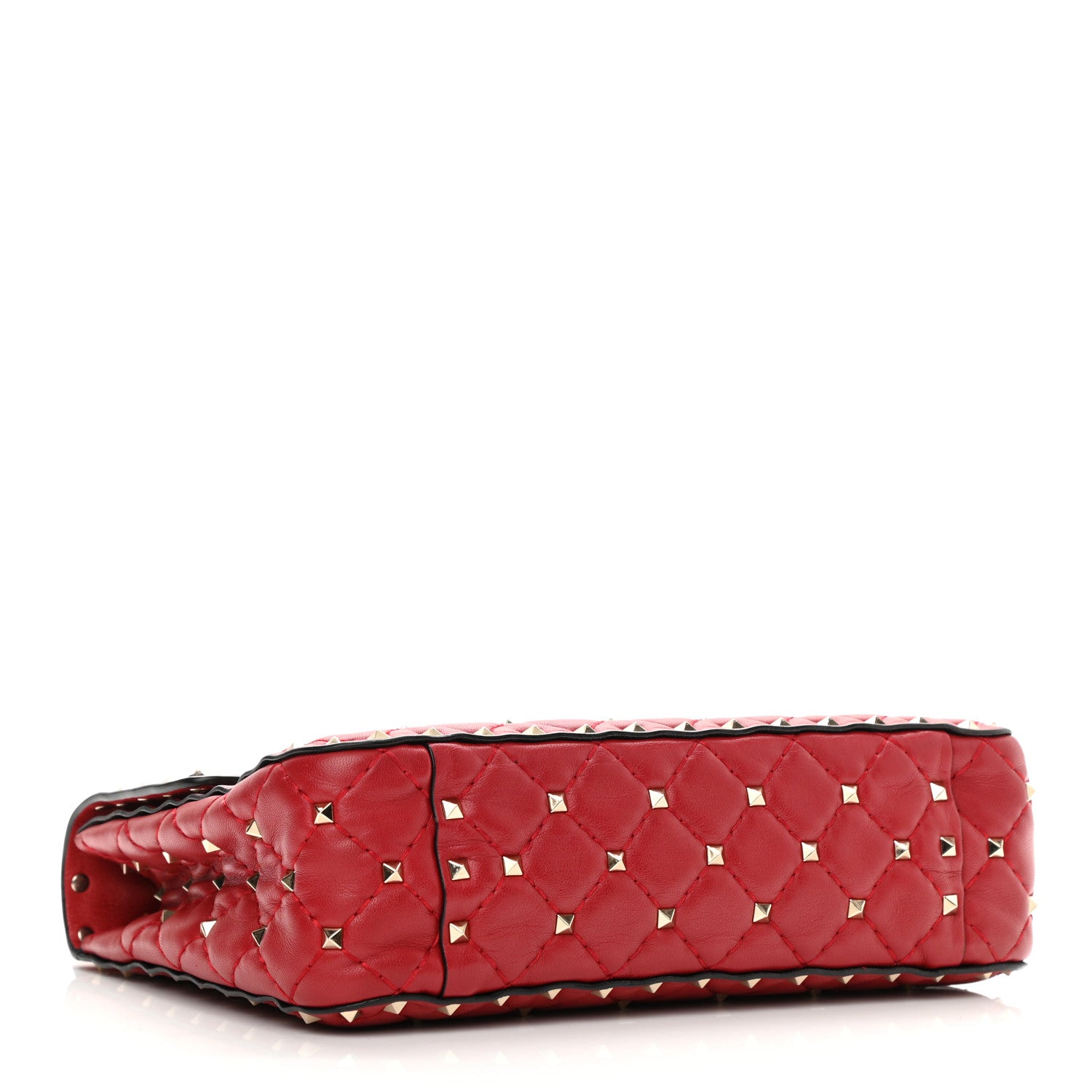Valentino Garavani Nappa Medium Rockstud Spike Shoulder Bag Rosso Valentino 4 of 10