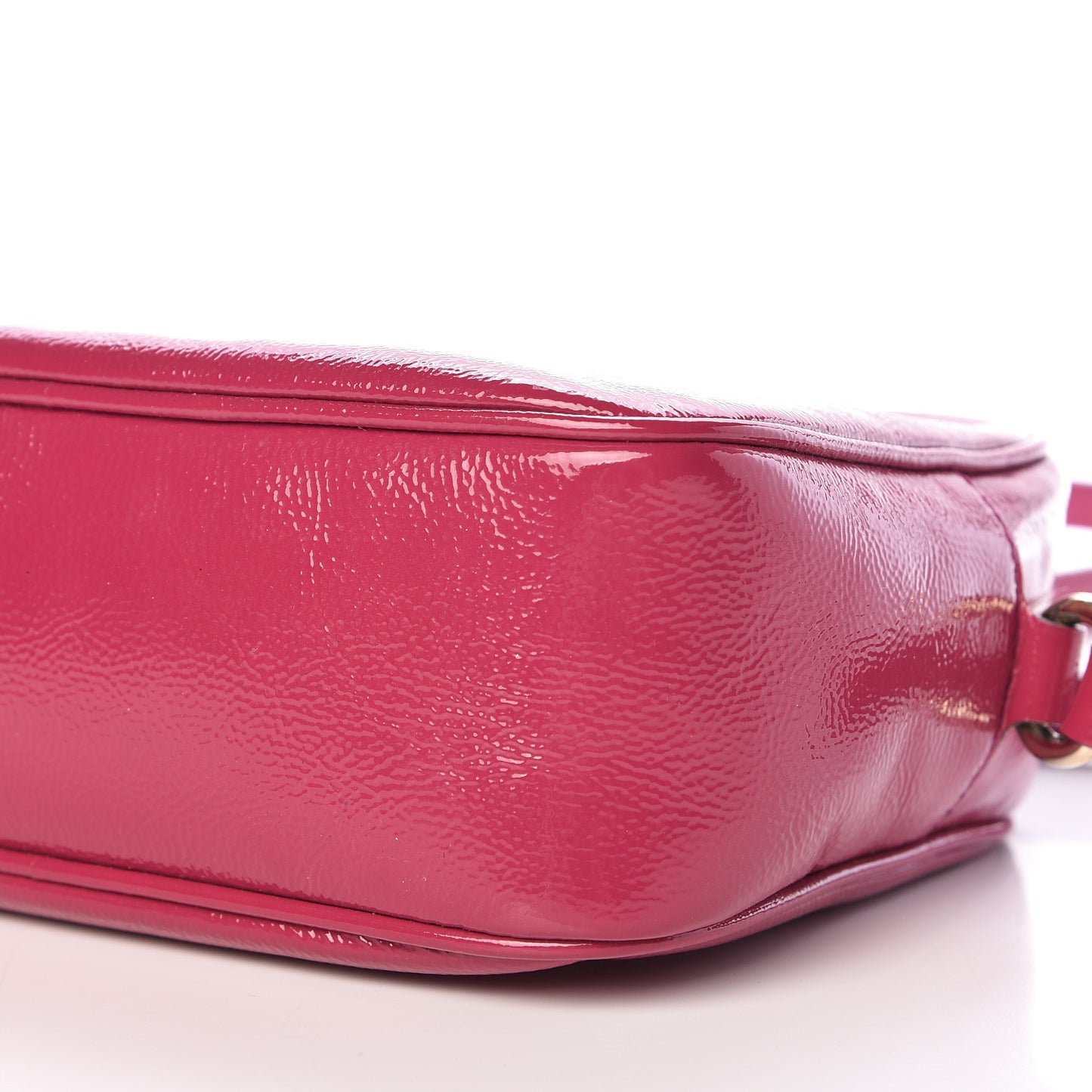 Soft Patent Small Soho Disco Bag Bright Bougainvillea