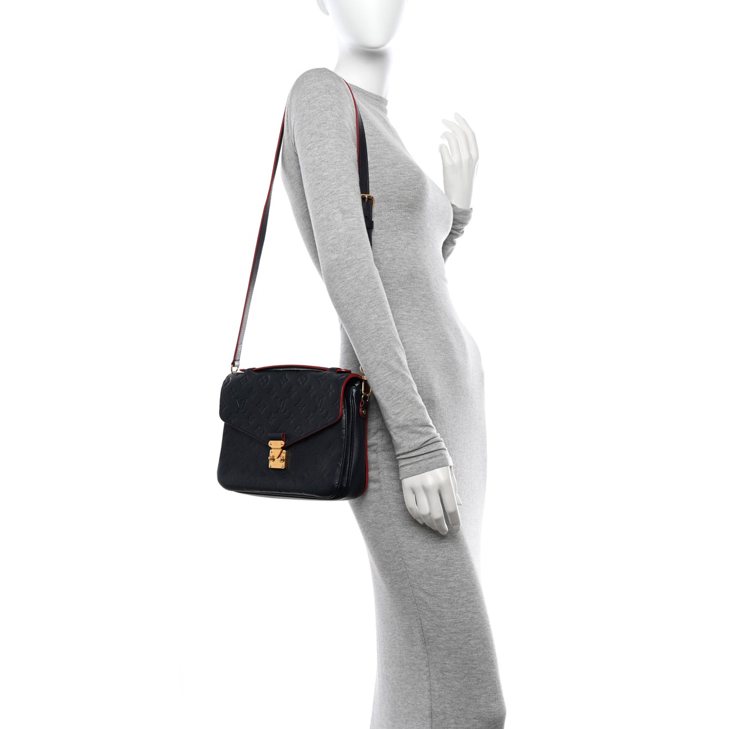 Empreinte Pochette Metis Marine Rouge