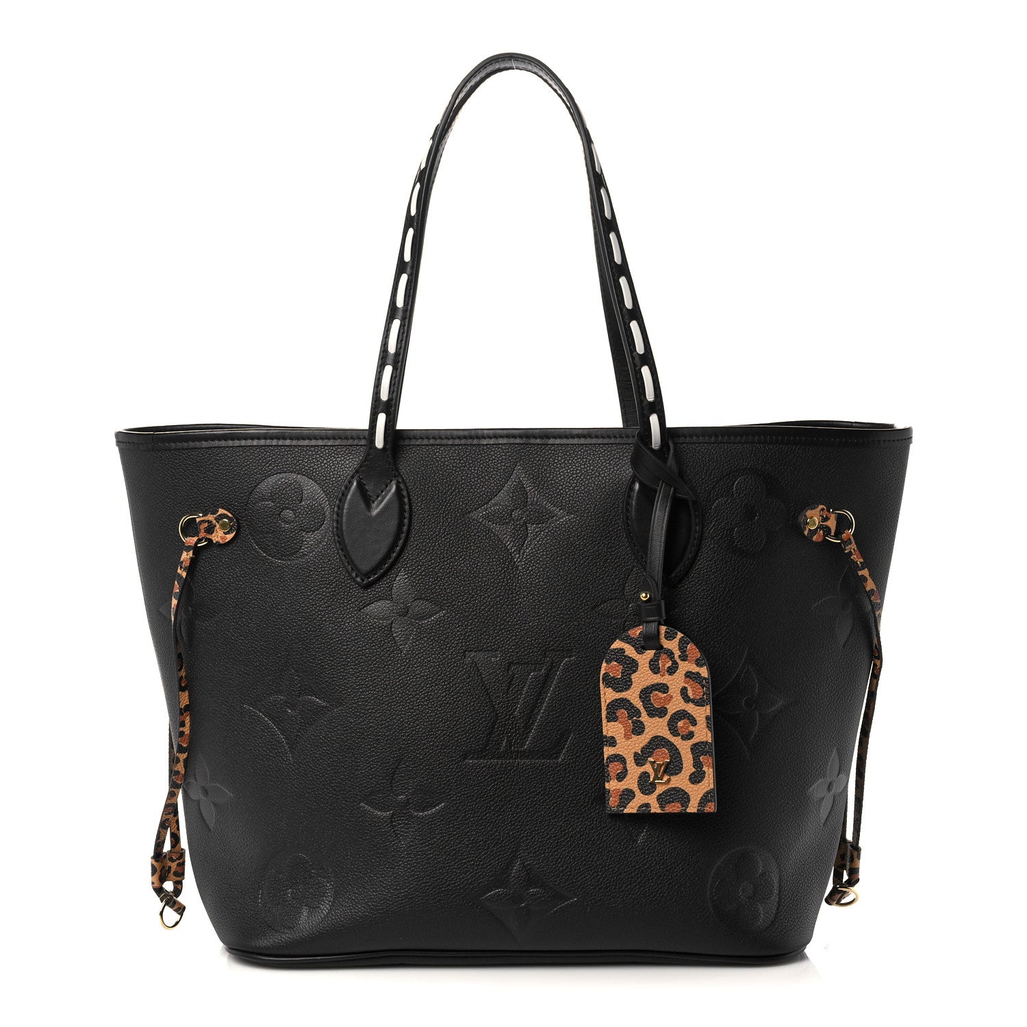 Louis Vuitton Empreinte Monogram Giant Wild At Heart Neverfull MM Black 1 of 11