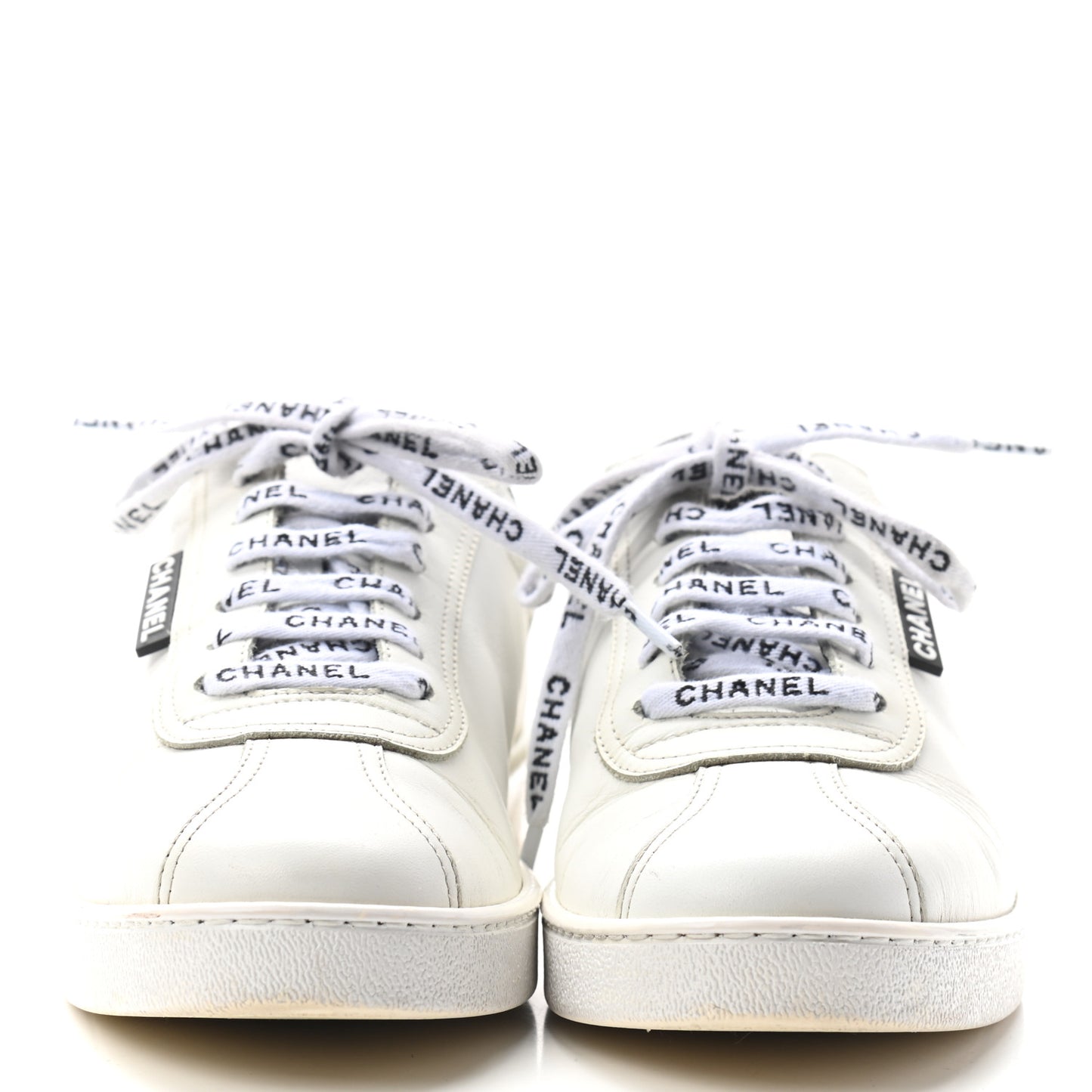 Calfskin CC Sneakers 40 White