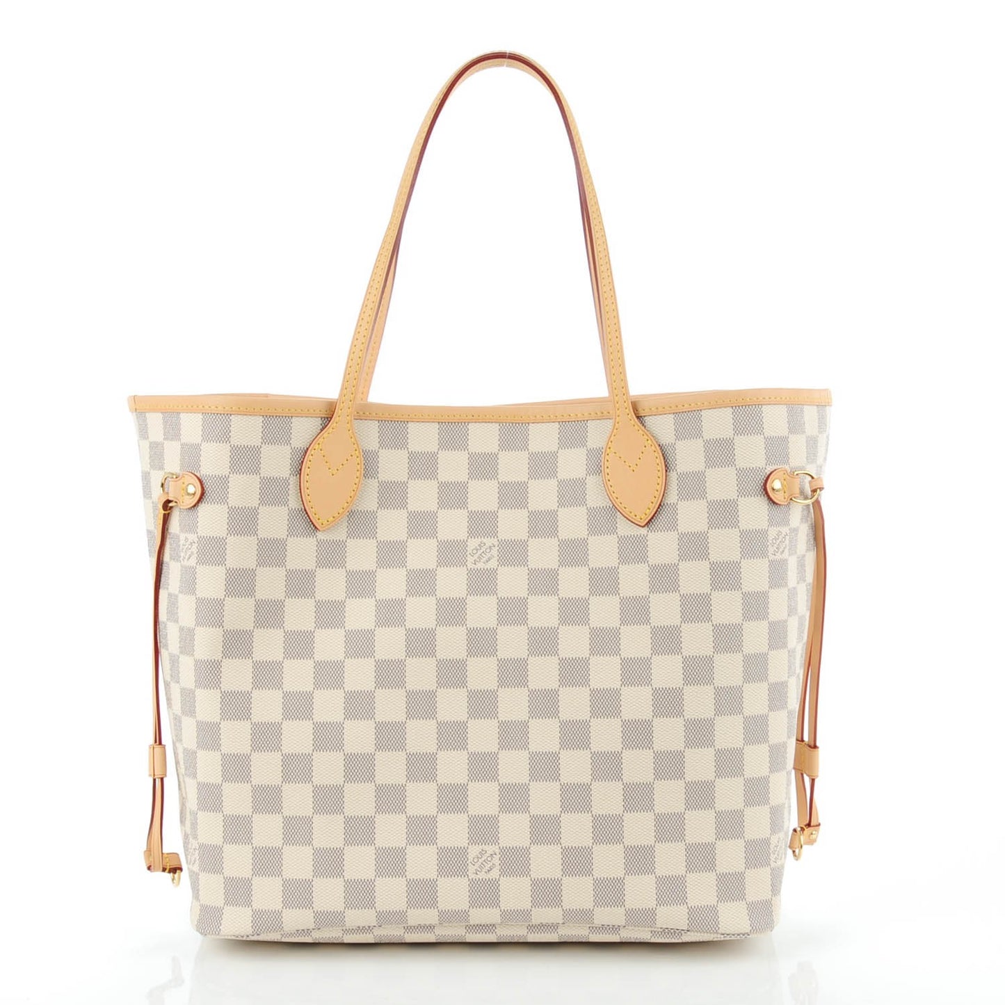 Damier Azur Neo Neverfull MM Rose Ballerine