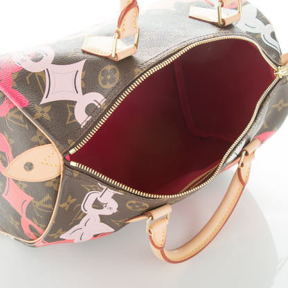 Louis Vuitton Monogram Bay Speedy 30 Rose Ballerine Poppy 5 of 7