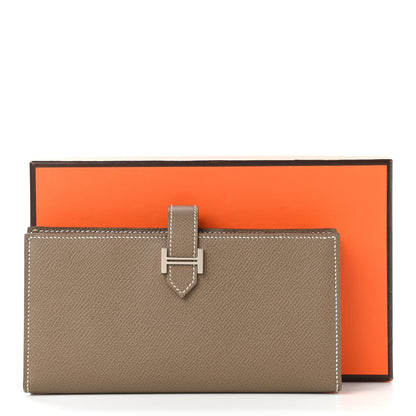 Hermes Epsom Bearn Gusset Wallet Etoupe 7 of 7