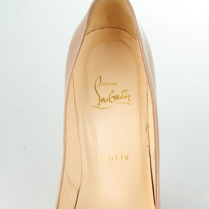 Christian Louboutin Patent Elisa 100 Pumps 38.5 Nude 7 of 10