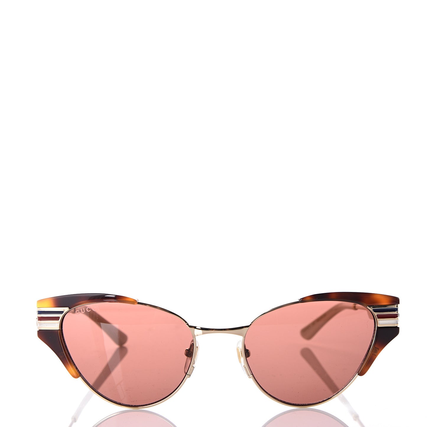 Cat Eye Web Sunglasses GG0522S Tortoise