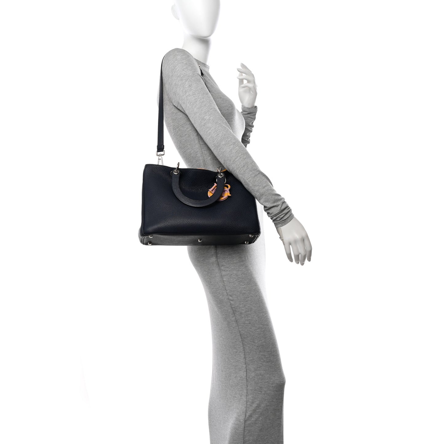 Bullcalf Medium Diorissimo Tote Navy