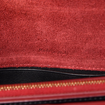 Celine Box Calfskin Multifunction Strap Wallet Coquelicot 7 of 10