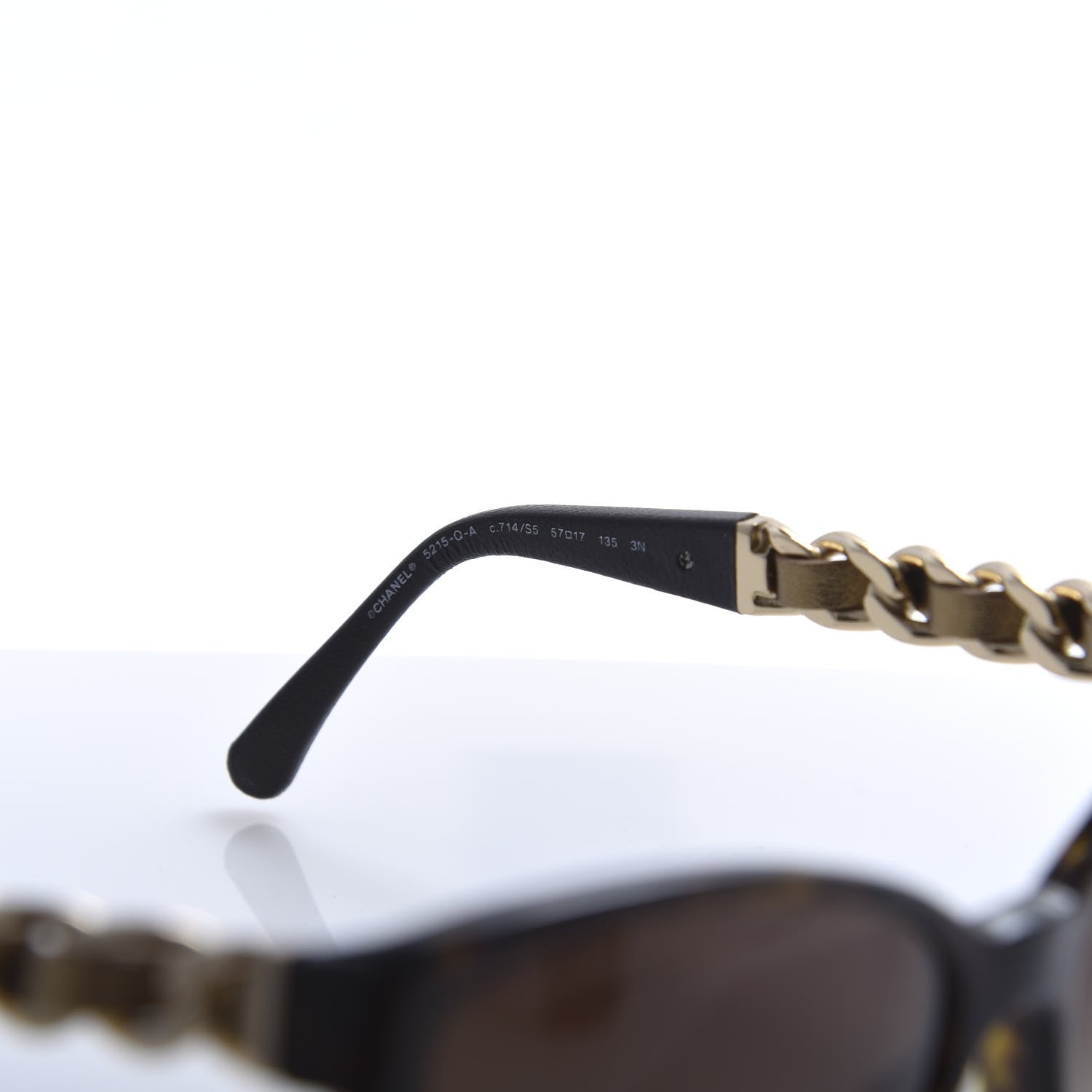 Chanel Acetate CC Chain Sunglasses 5215Q Tortoise 5 of 8