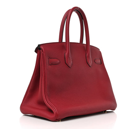 Hermes Togo Birkin 30 Rouge Grenat 2 of 11
