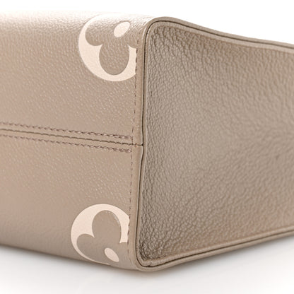Louis Vuitton Empreinte Monogram Giant Onthego PM Tourterelle Creme 9 of 10