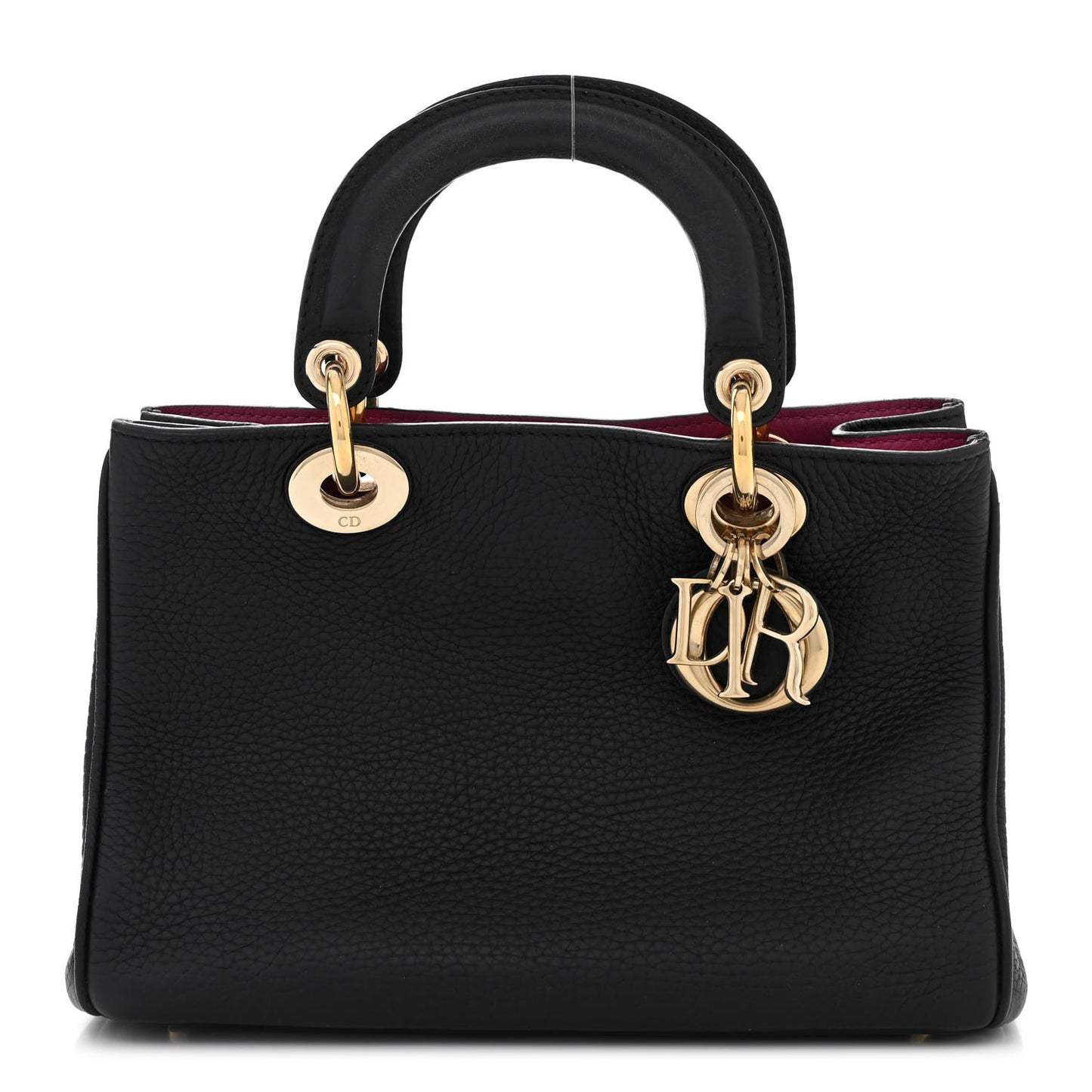Bullcalf Small Diorissimo Tote Black Rose Indien