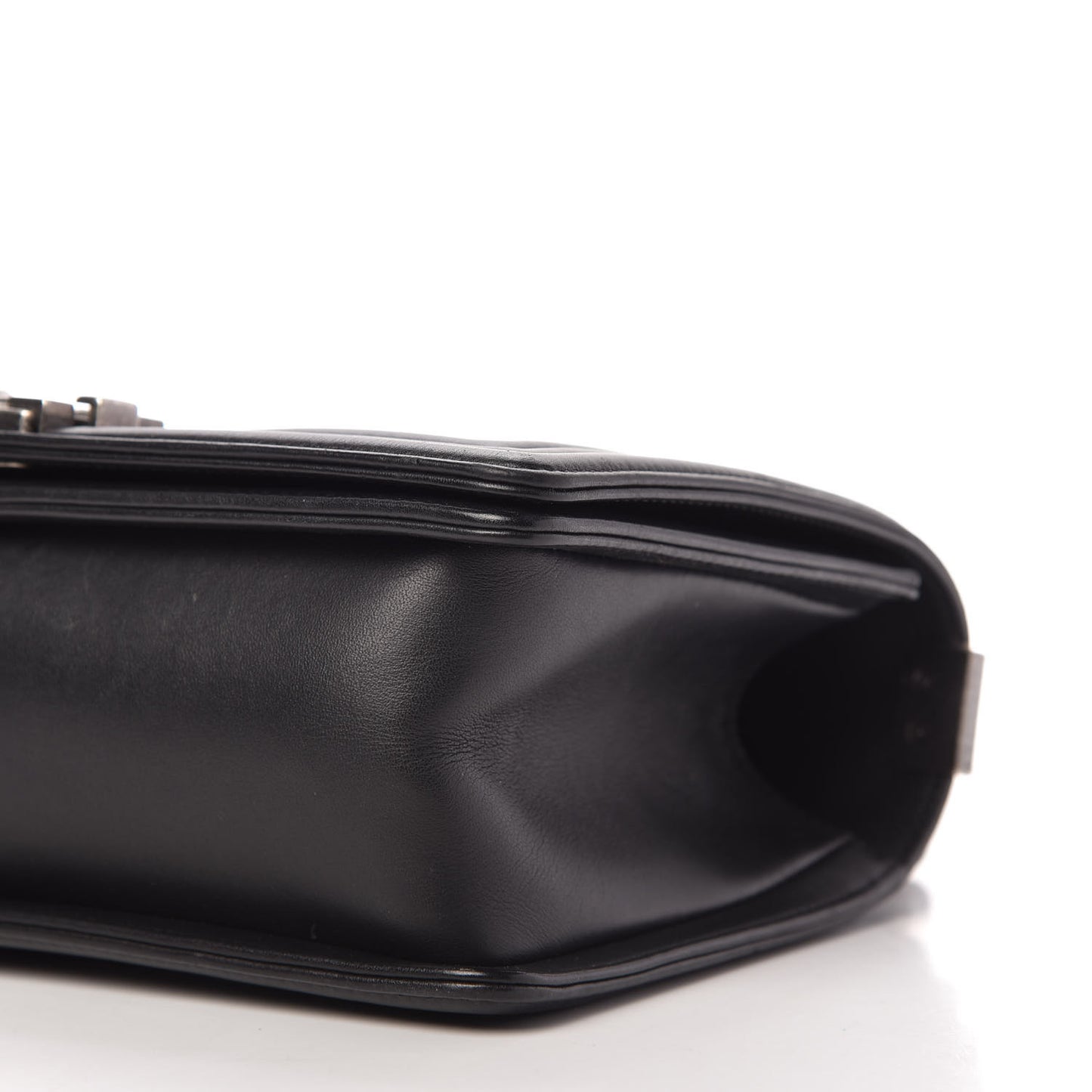 Calfskin Quilted Medium Boy Flap Black