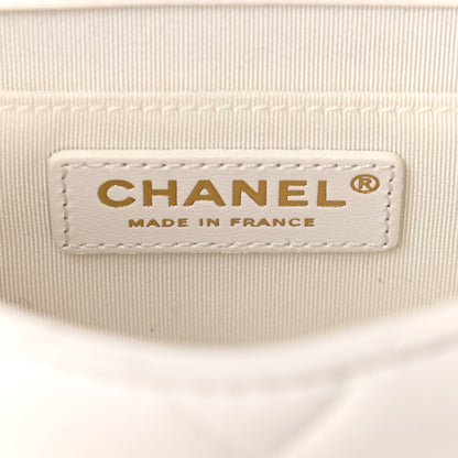 Chanel Lambskin Quilted Small My Precious Flap White 6 of 9