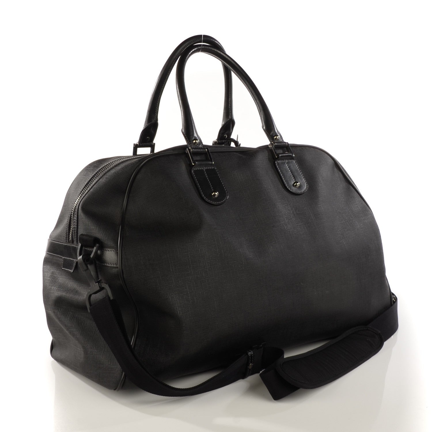 Gucci GG Supreme Interlocking G Duffel Black 3 of 7