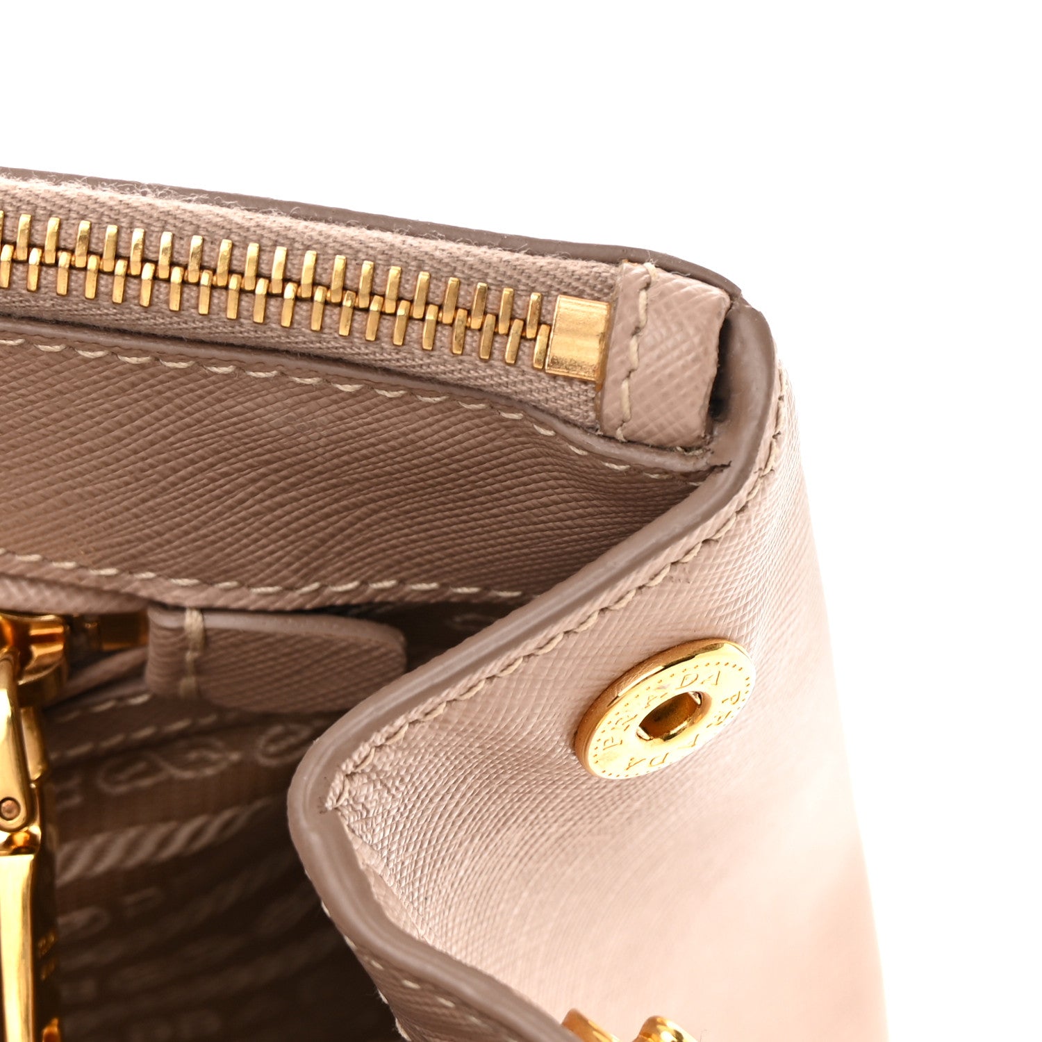 Prada Saffiano Medium Galleria Double Zip Tote Cammeo 14 of 19