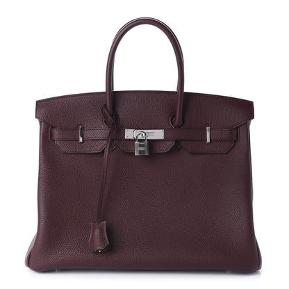 Hermes Togo Birkin 35 Bordeaux 1 of 33