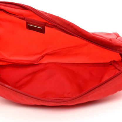 Prada Nylon Vela Cosmetic Pouch Rosso 5 of 8