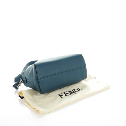 Fendi Vitello Dolce Medium By The Way Boston Bag Pavone 4 of 7