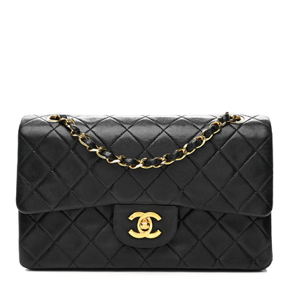 Chanel Lambskin Quilted Small Double Flap Black 1 of 13