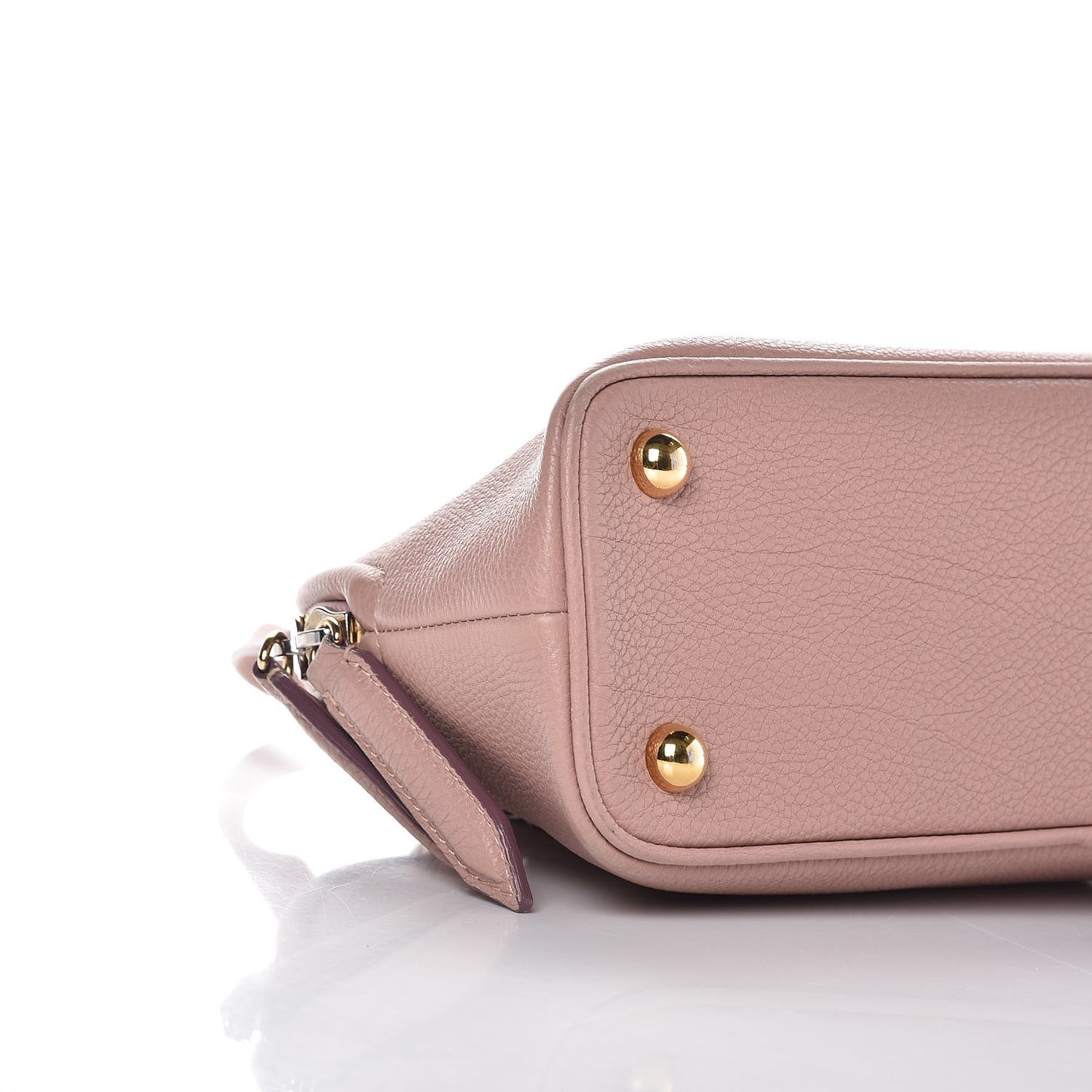 Grainy Calfskin Small Bloomsbury Pink