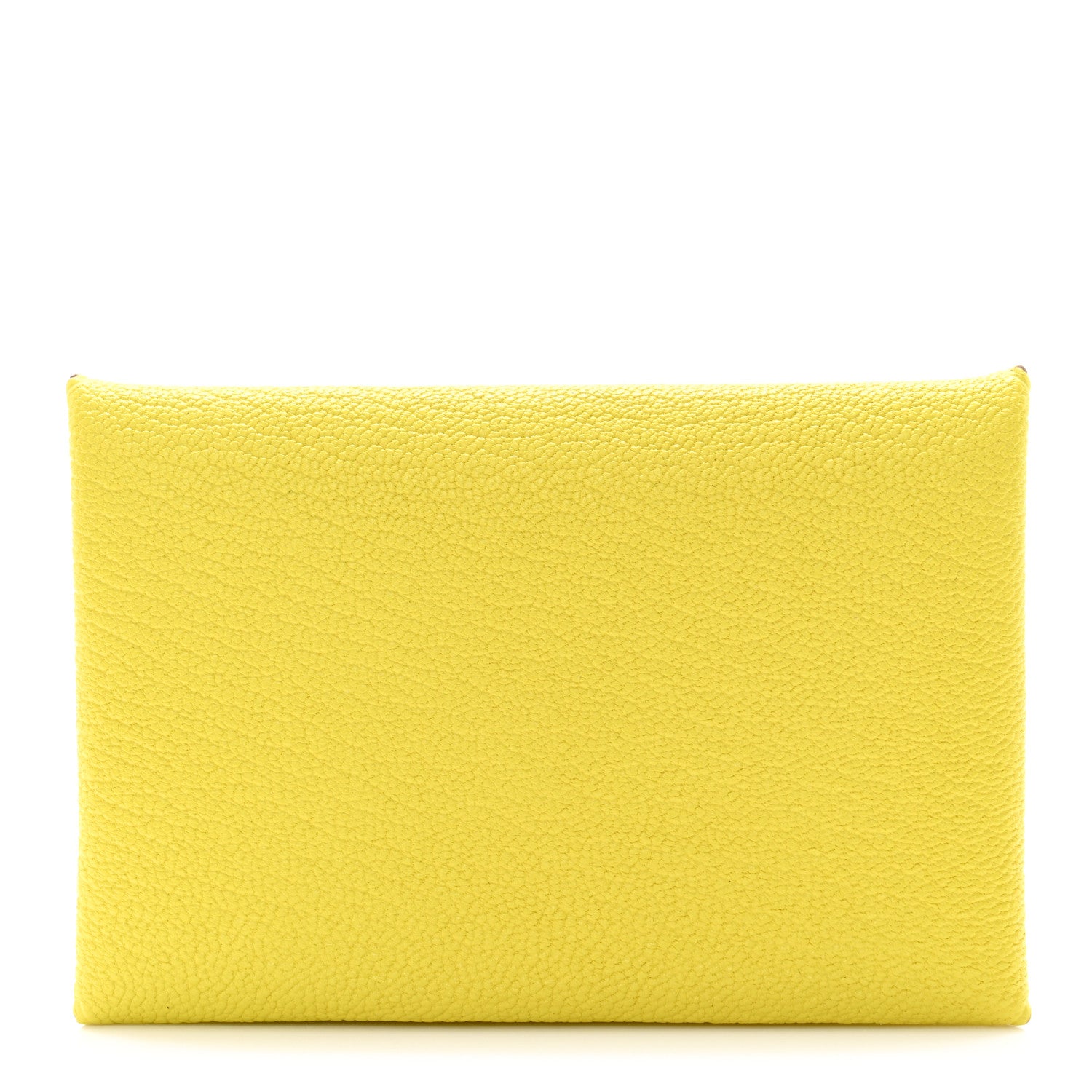 Hermes Chevre Mysore Calvi Card Case Lime 1 of 8