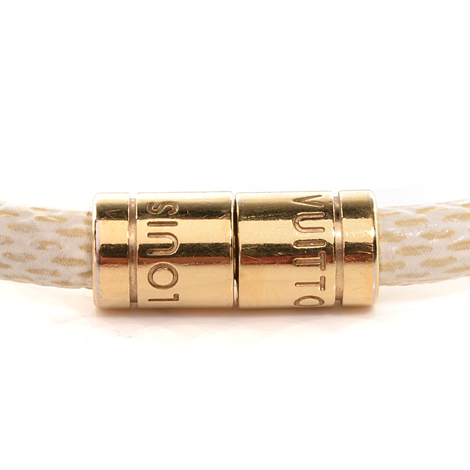 Louis Vuitton Damier Azur Keep It Bracelet 19 3 of 5