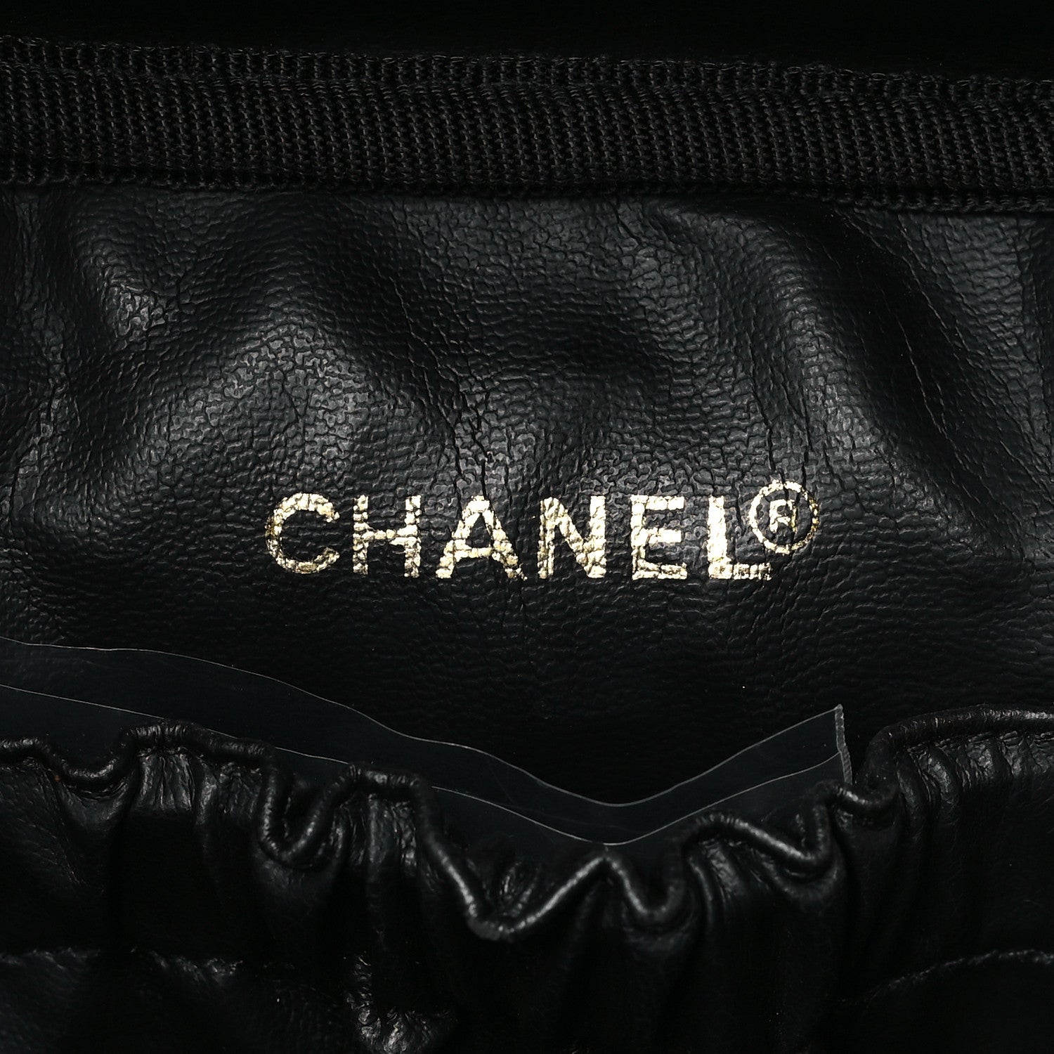 Chanel Lambskin Vanity Cosmetic Case Black 6 of 11