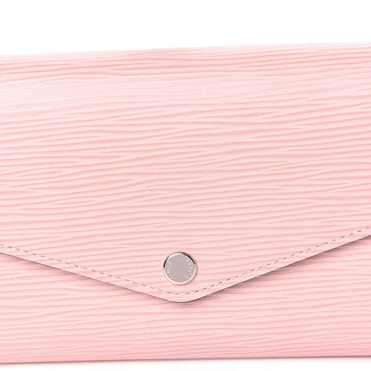 Louis Vuitton Epi Sarah Wallet NM Rose Ballerine 7 of 8
