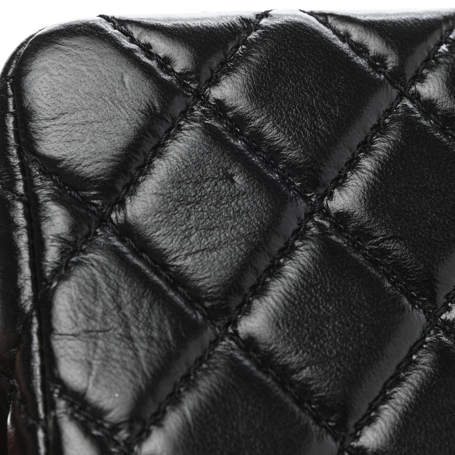 Chanel Shiny Lambskin Quilted Small Montcoco Flap Black 10 of 11